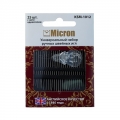 Иглы для шитья ручные "Micron" универсальный набор швейных игл KSM-1012 в блистере 25 шт.